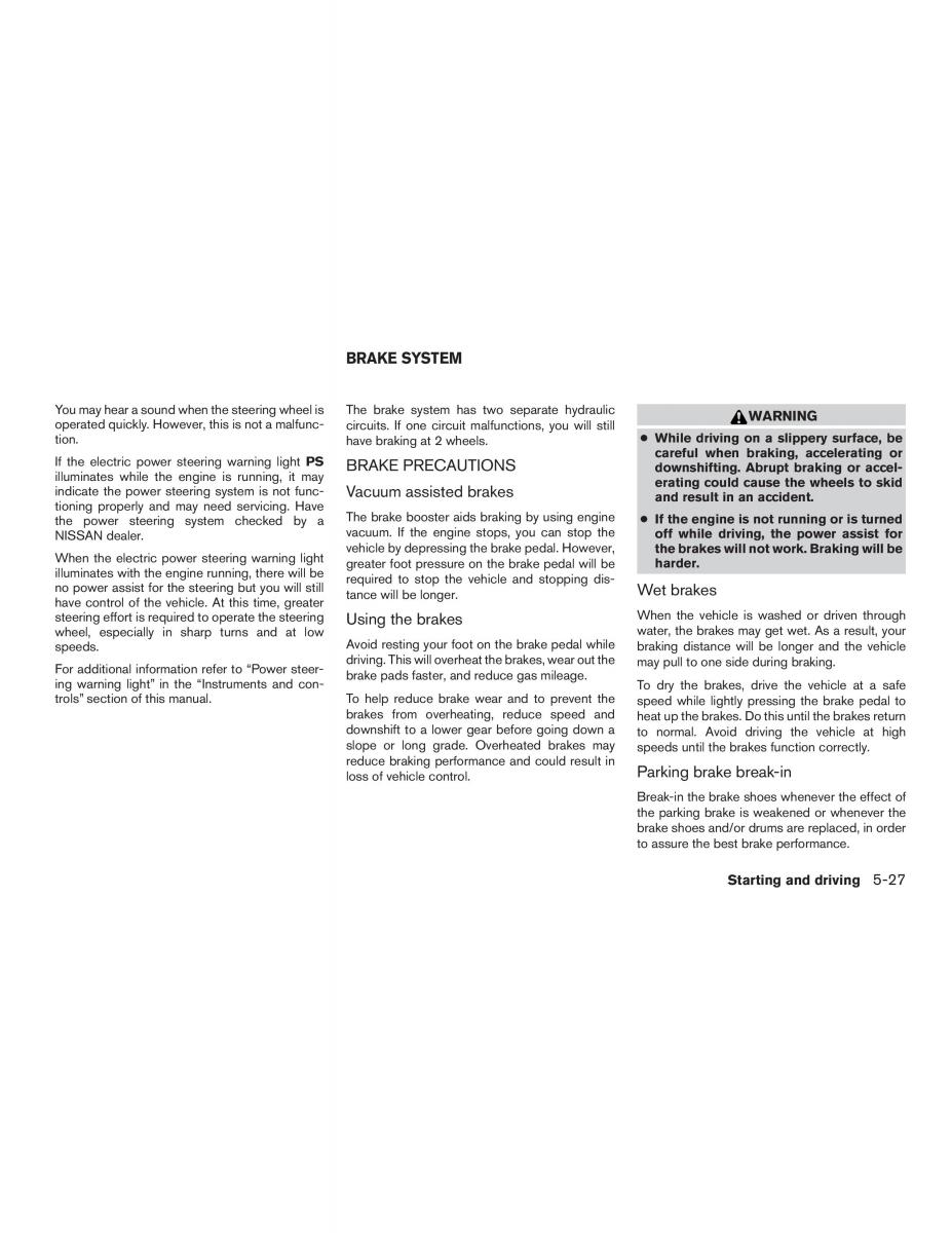 Nissan Note II 2 E12 owners manual / page 276