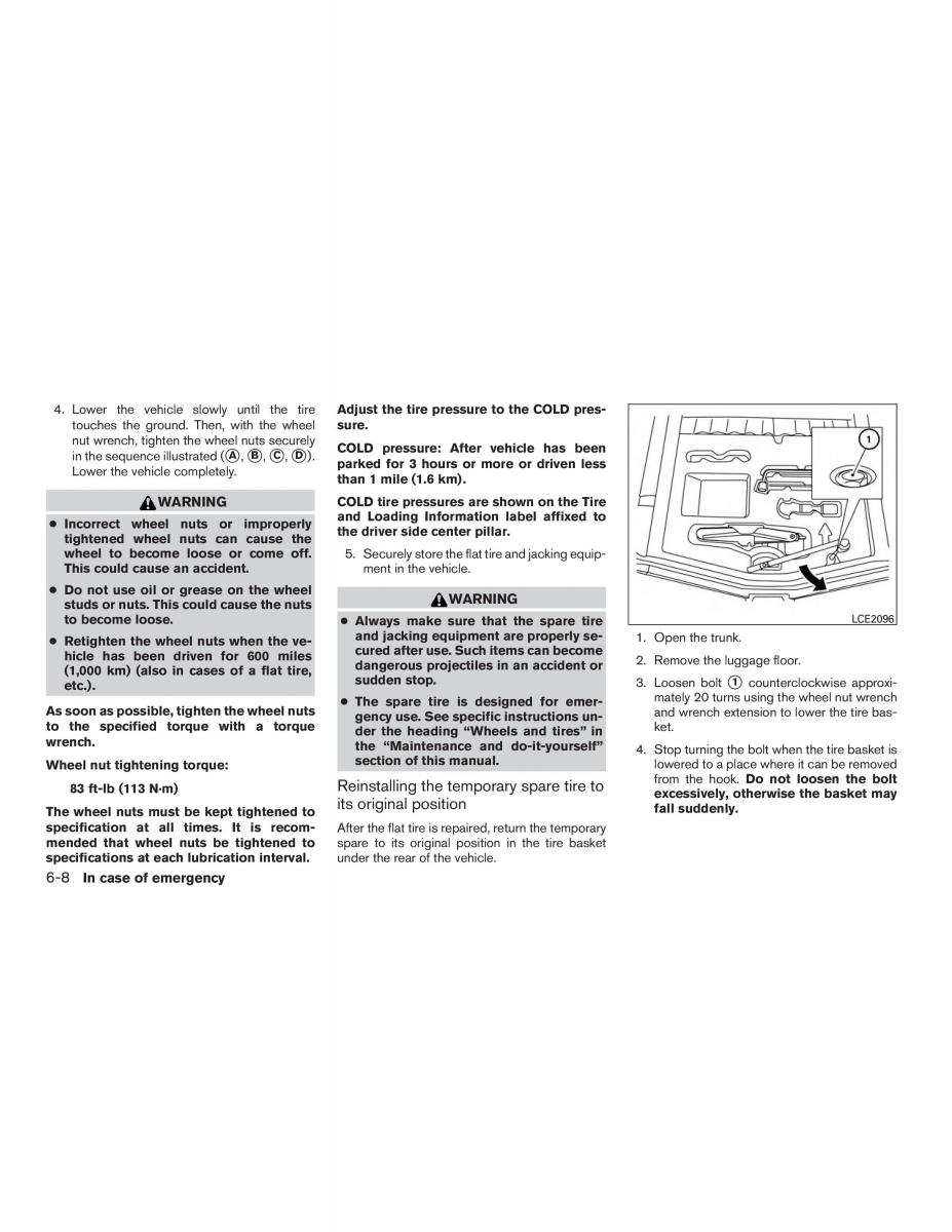 Nissan Note II 2 E12 owners manual / page 289