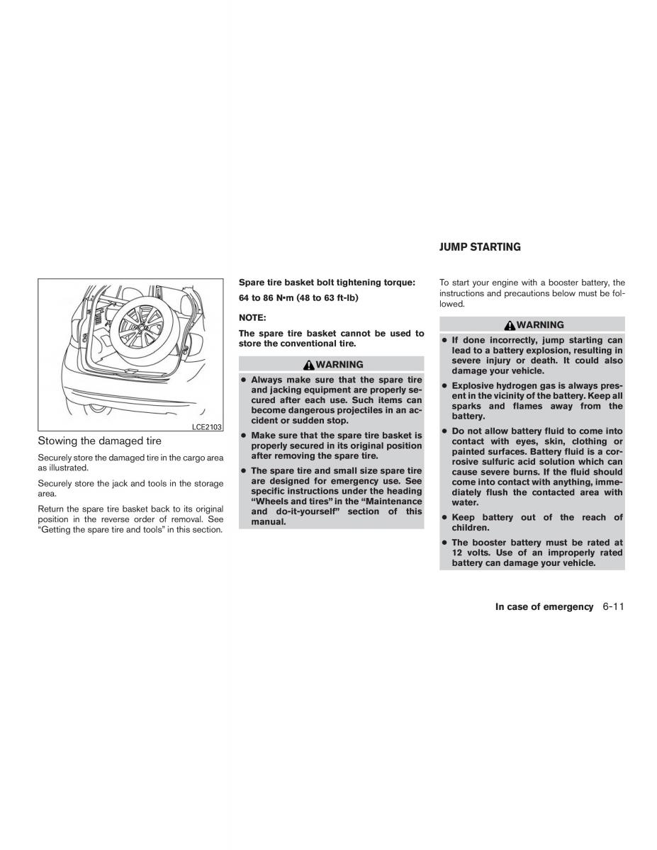 Nissan Note II 2 E12 owners manual / page 292