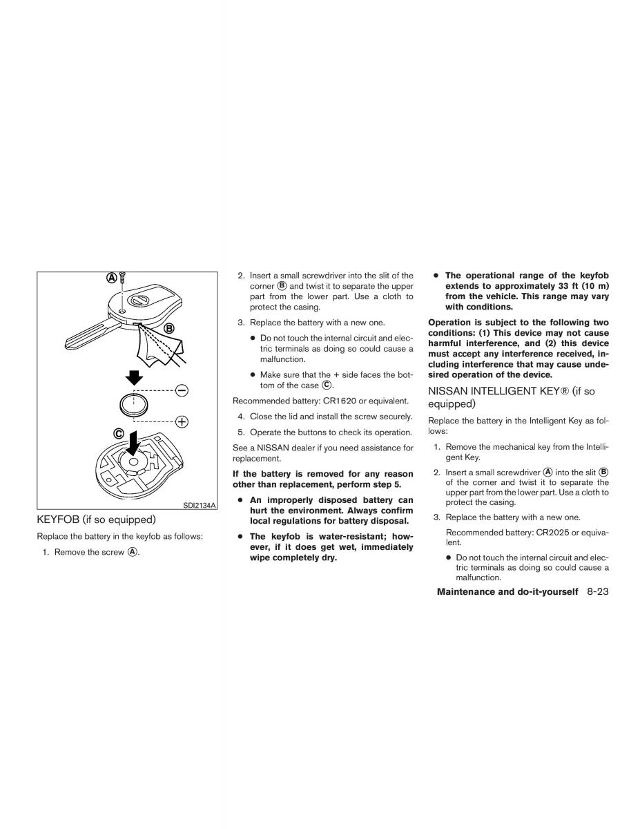 Nissan Note II 2 E12 owners manual / page 328