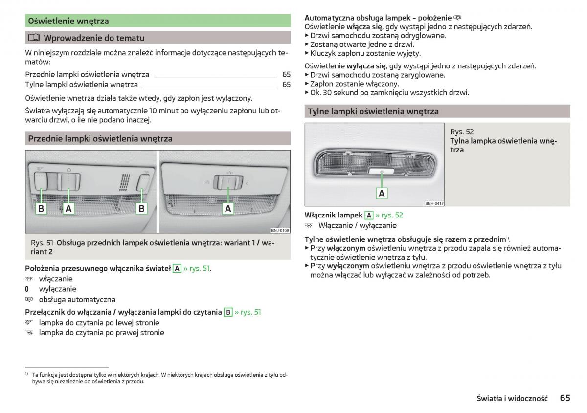 Skoda Rapid instrukcja obslugi / page 67