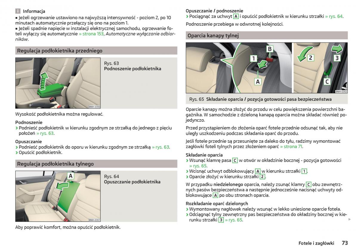 Skoda Rapid instrukcja obslugi / page 75