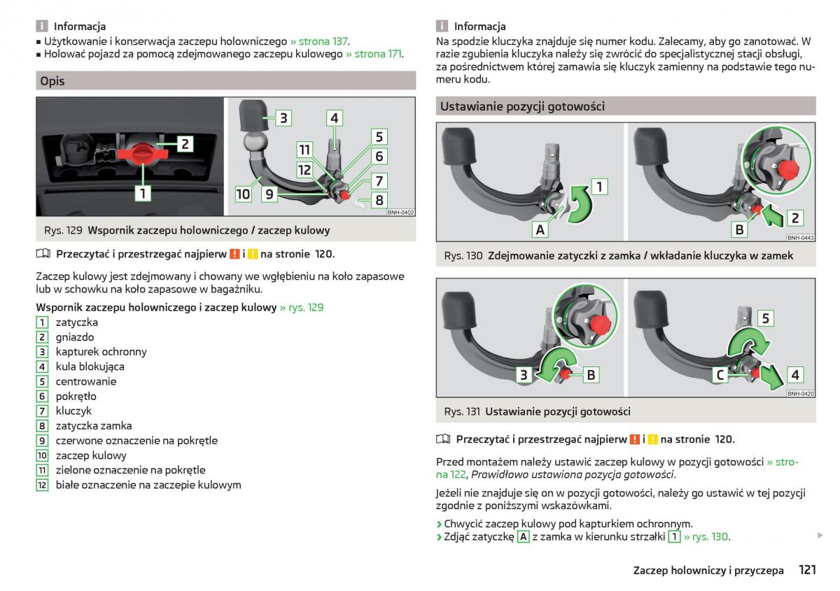 Skoda Rapid instrukcja obslugi / page 123