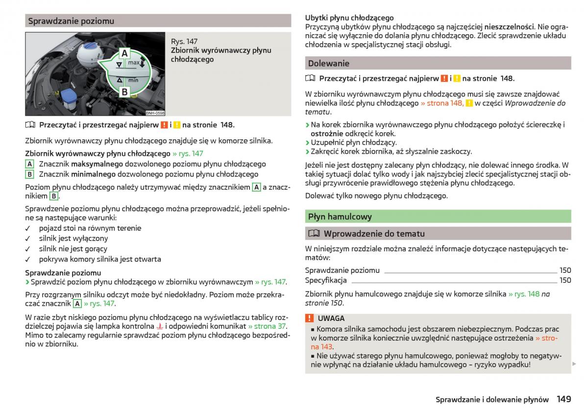 Skoda Rapid instrukcja obslugi / page 151