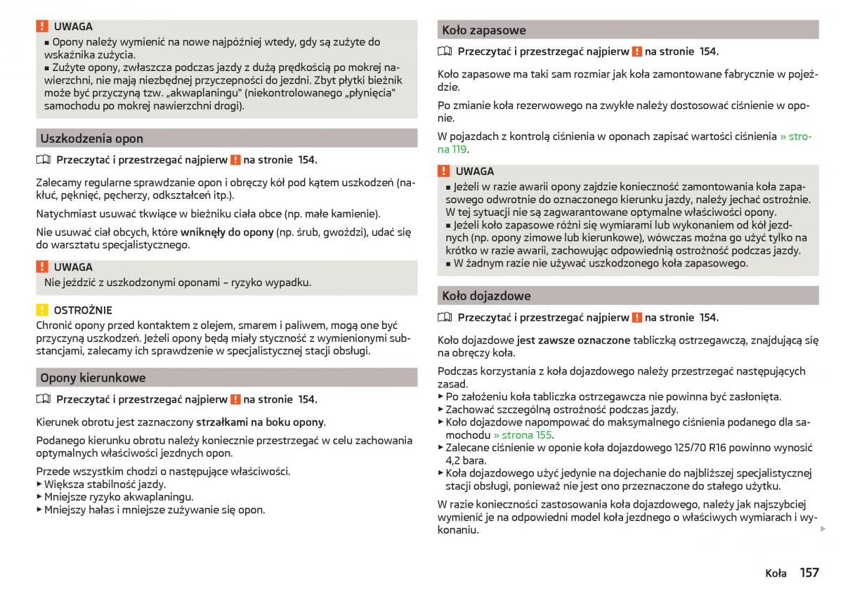 Skoda Rapid instrukcja obslugi / page 159