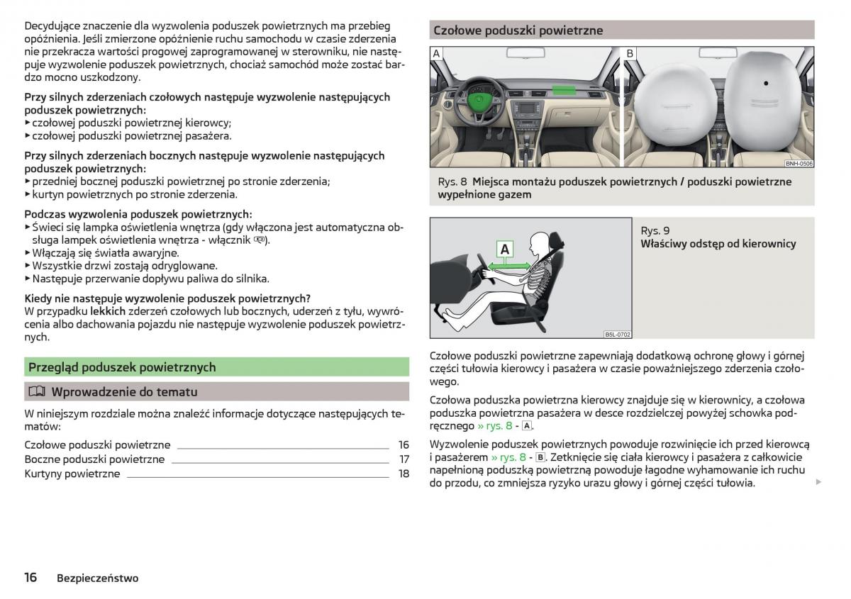 Skoda Rapid instrukcja obslugi / page 18