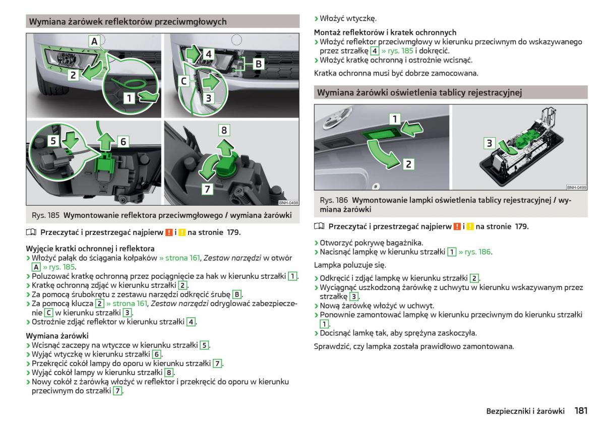 Skoda Rapid instrukcja obslugi / page 183