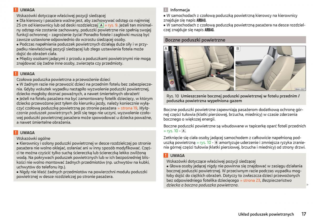 Skoda Rapid instrukcja obslugi / page 19