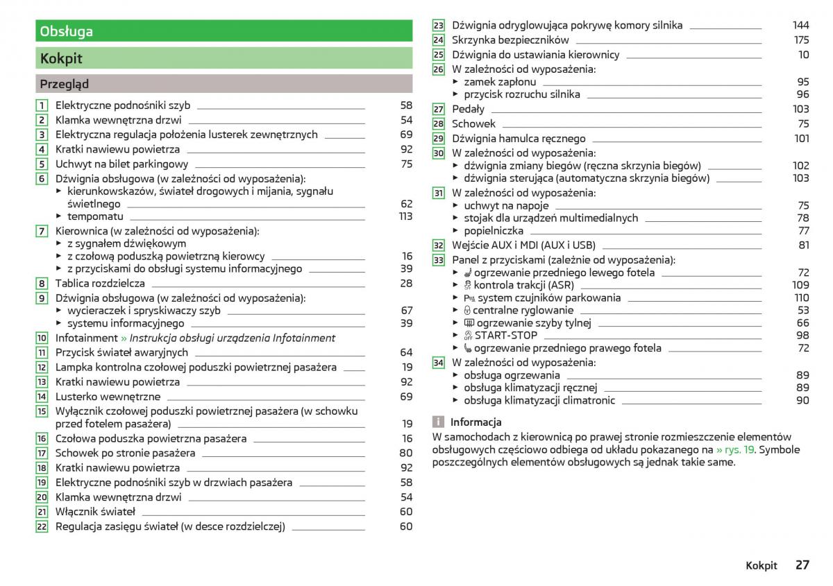 Skoda Rapid instrukcja obslugi / page 29