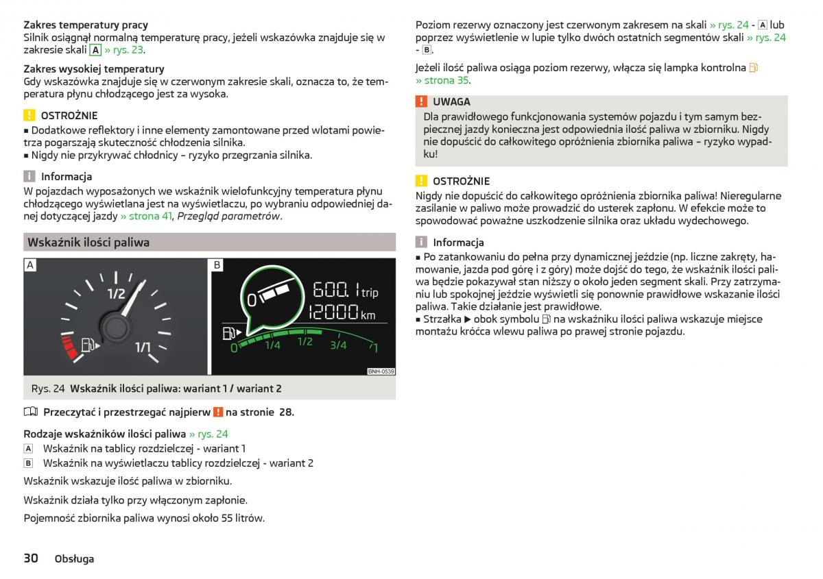 Skoda Rapid instrukcja obslugi / page 32