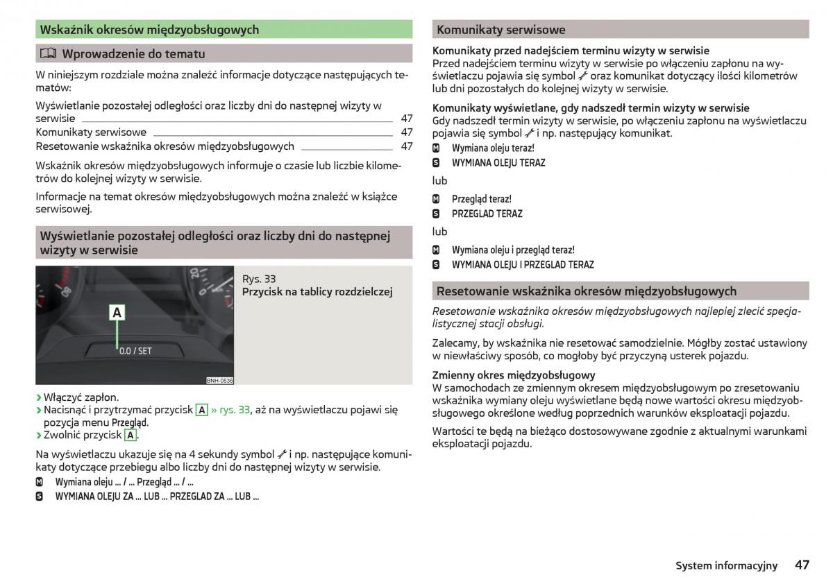 Skoda Rapid instrukcja obslugi / page 49