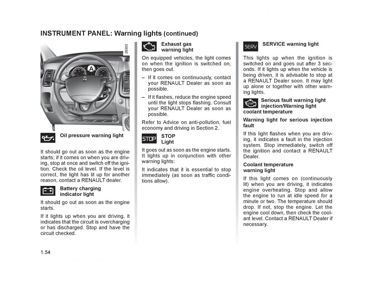 Renault Trafic II 2 owners manual / page 59