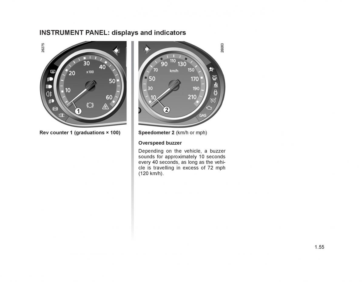 Renault Trafic II 2 owners manual / page 60