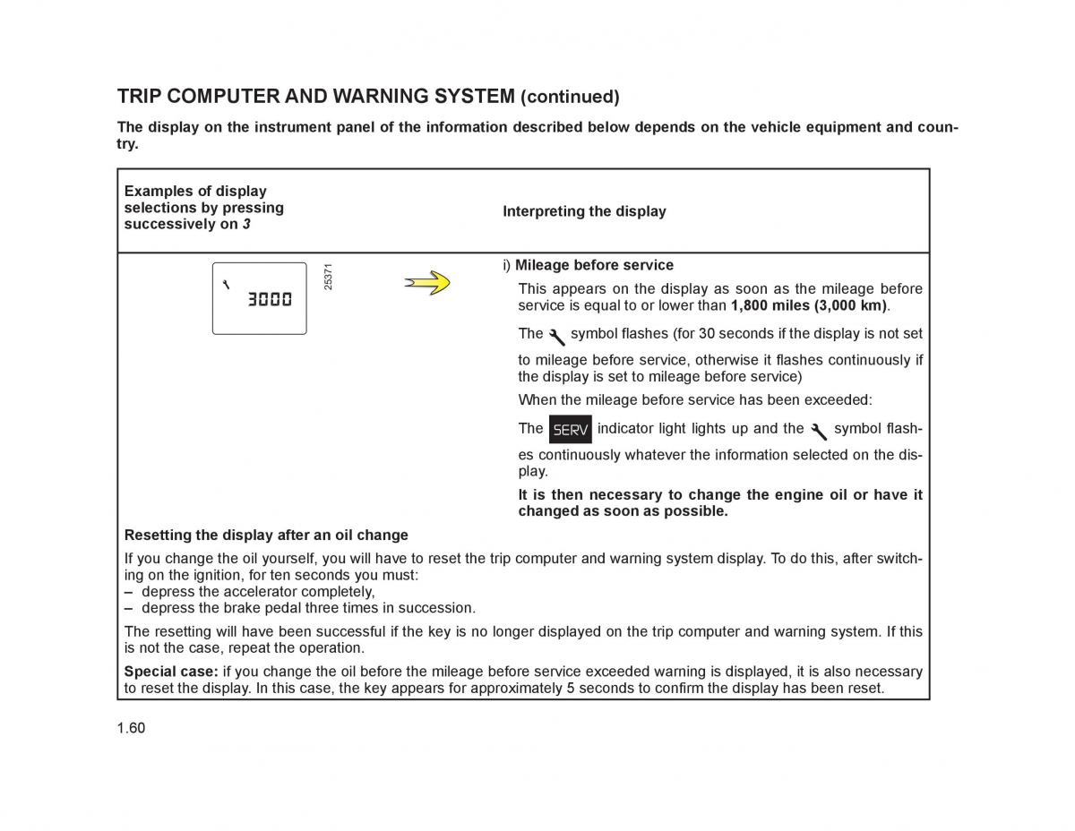 Renault Trafic II 2 owners manual / page 65