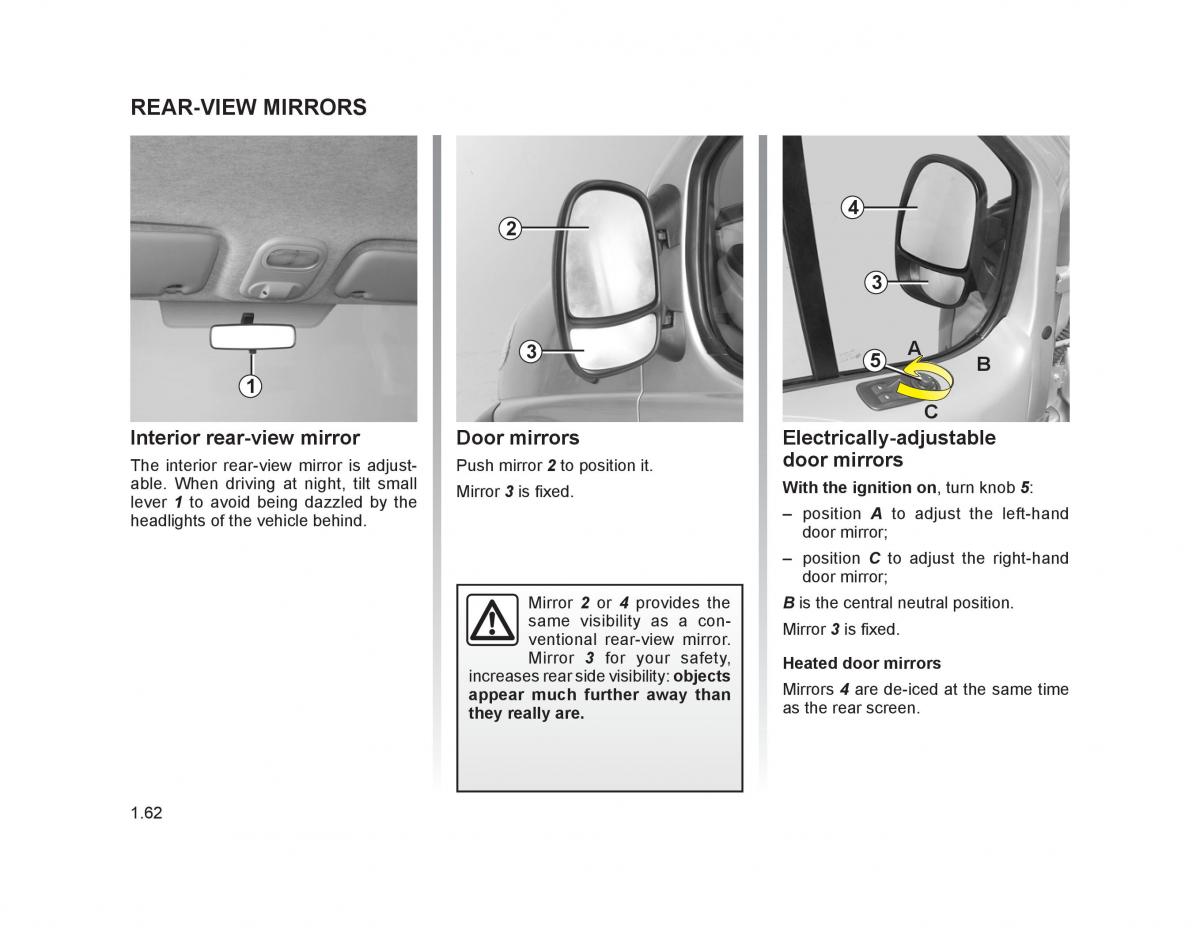 Renault Trafic II 2 owners manual / page 67