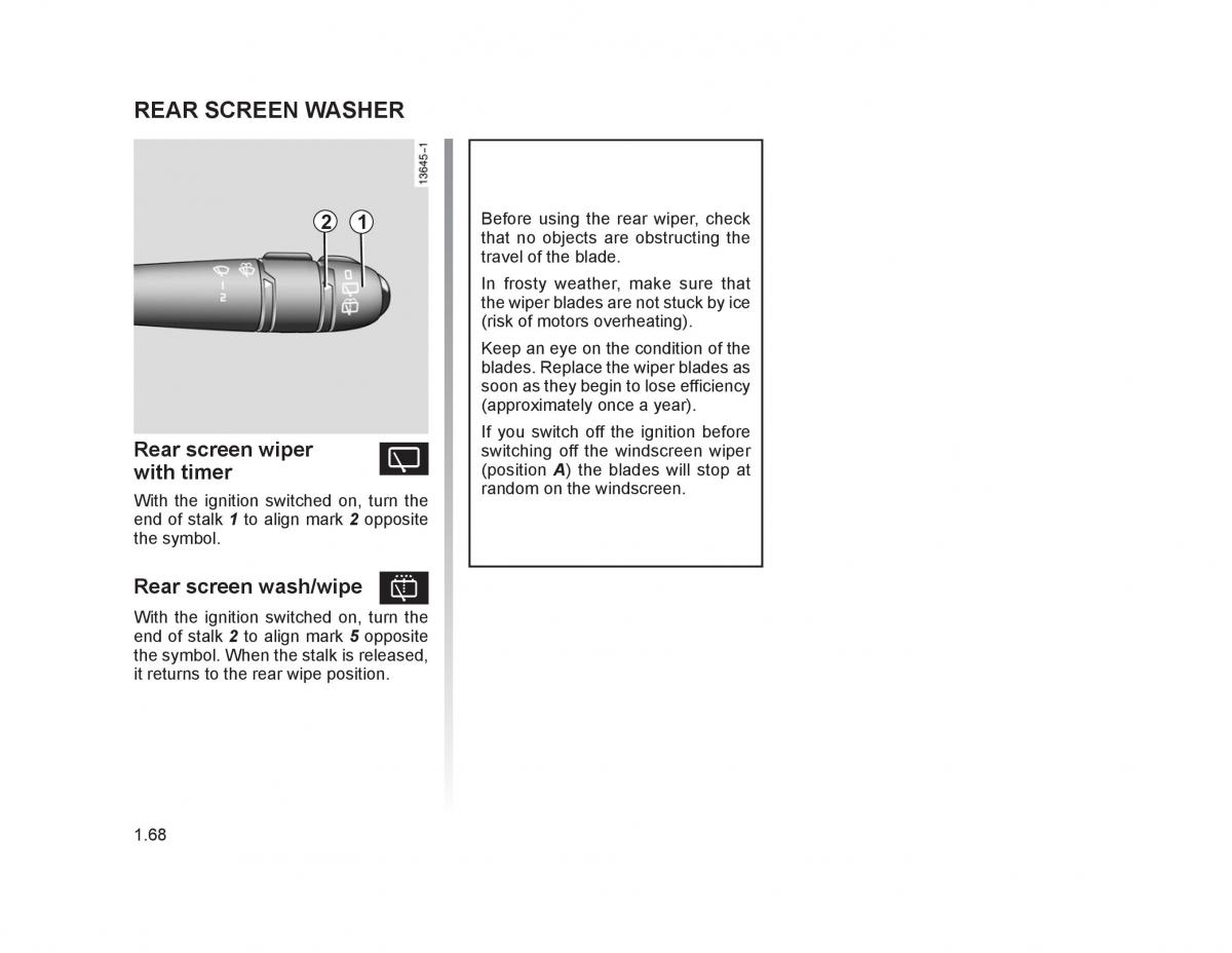 Renault Trafic II 2 owners manual / page 73