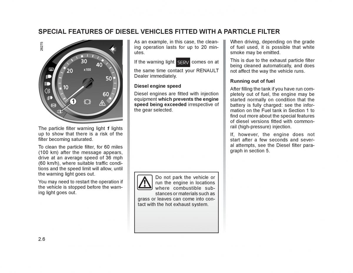 Renault Trafic II 2 owners manual / page 83