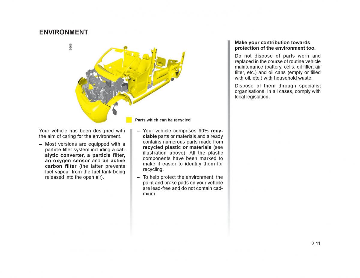 Renault Trafic II 2 owners manual / page 88