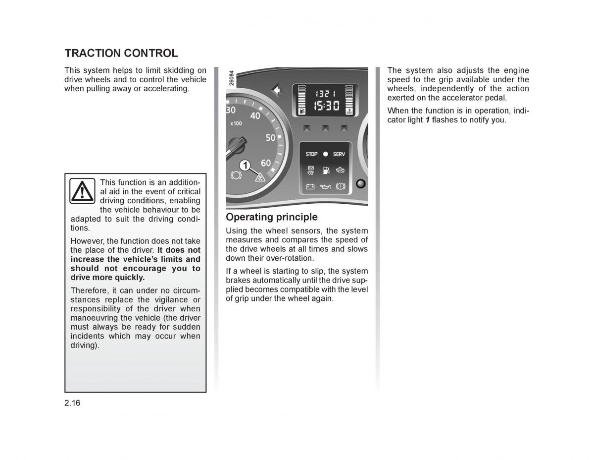 Renault Trafic II 2 owners manual / page 93