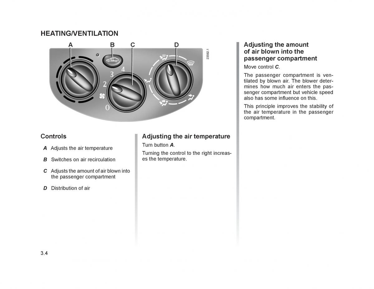 Renault Trafic II 2 owners manual / page 107