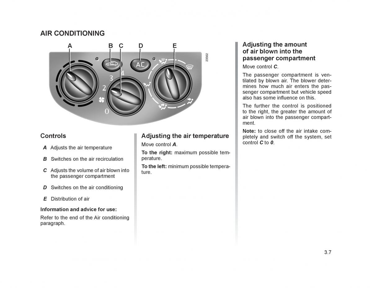 Renault Trafic II 2 owners manual / page 110