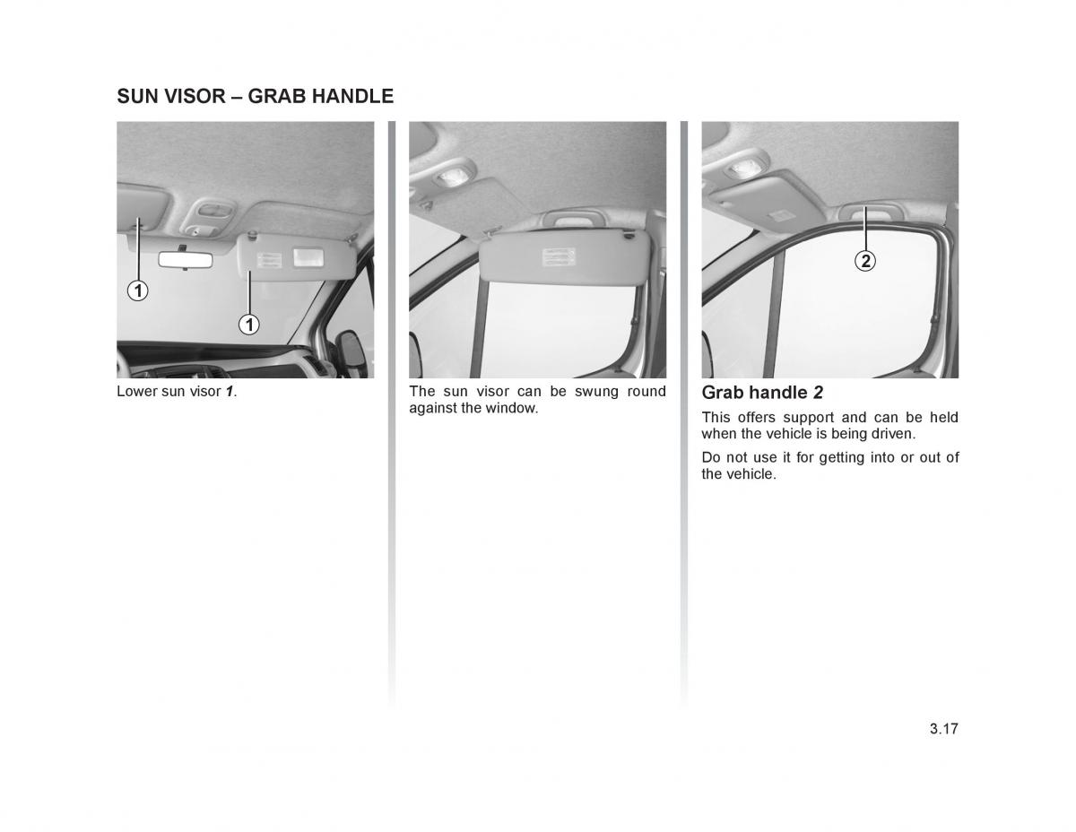 Renault Trafic II 2 owners manual / page 120