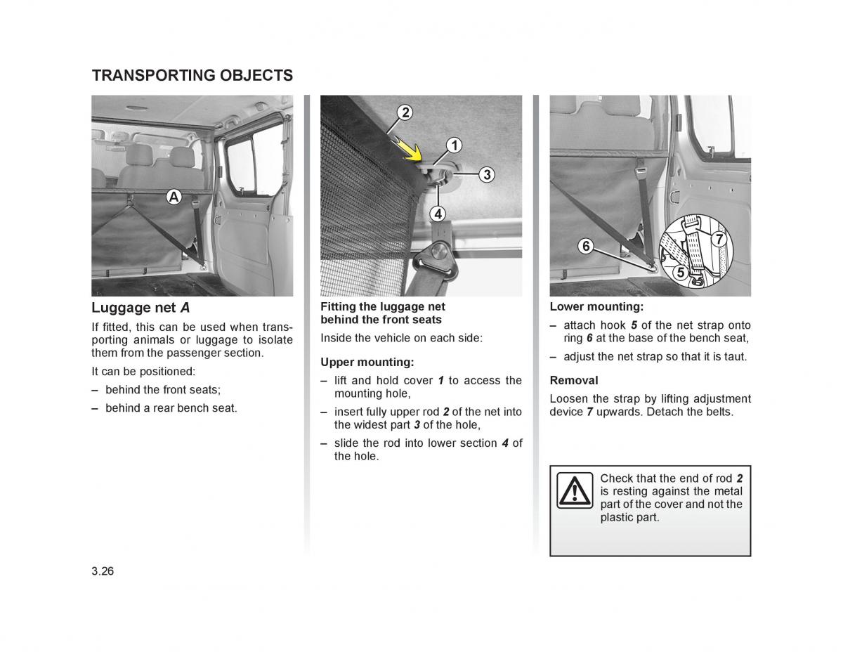 Renault Trafic II 2 owners manual / page 129