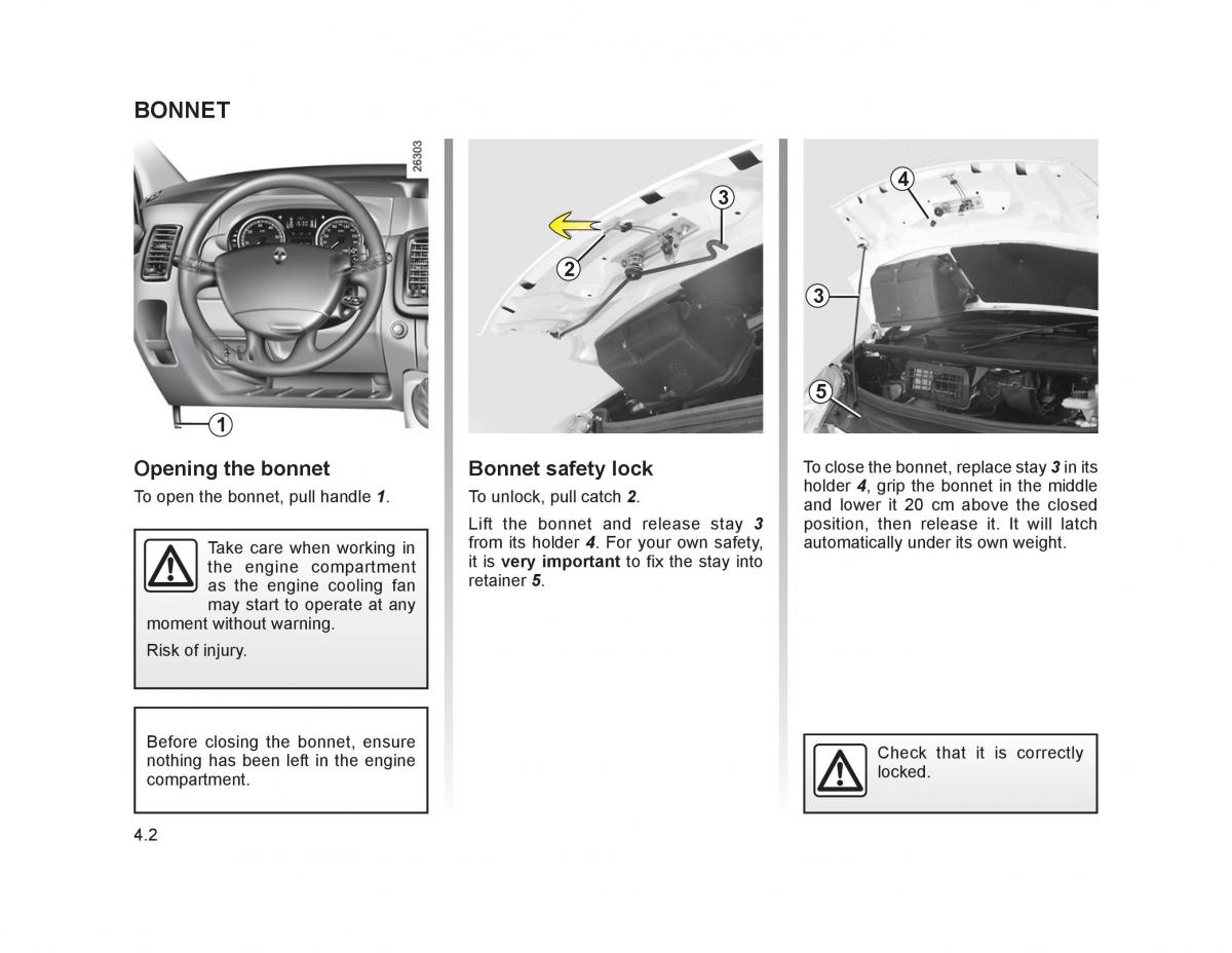 Renault Trafic II 2 owners manual / page 135