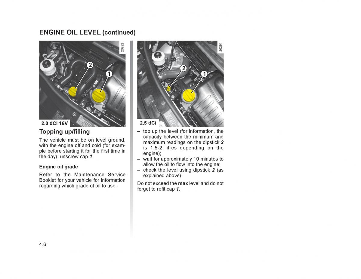 Renault Trafic II 2 owners manual / page 139