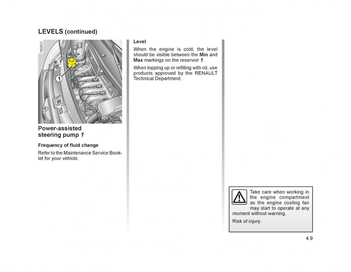 Renault Trafic II 2 owners manual / page 142