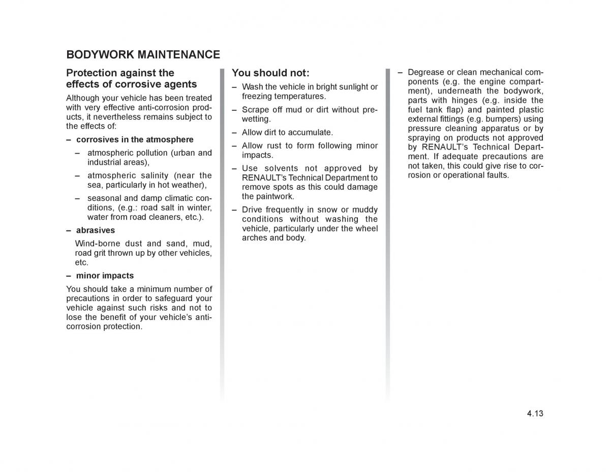 Renault Trafic II 2 owners manual / page 146