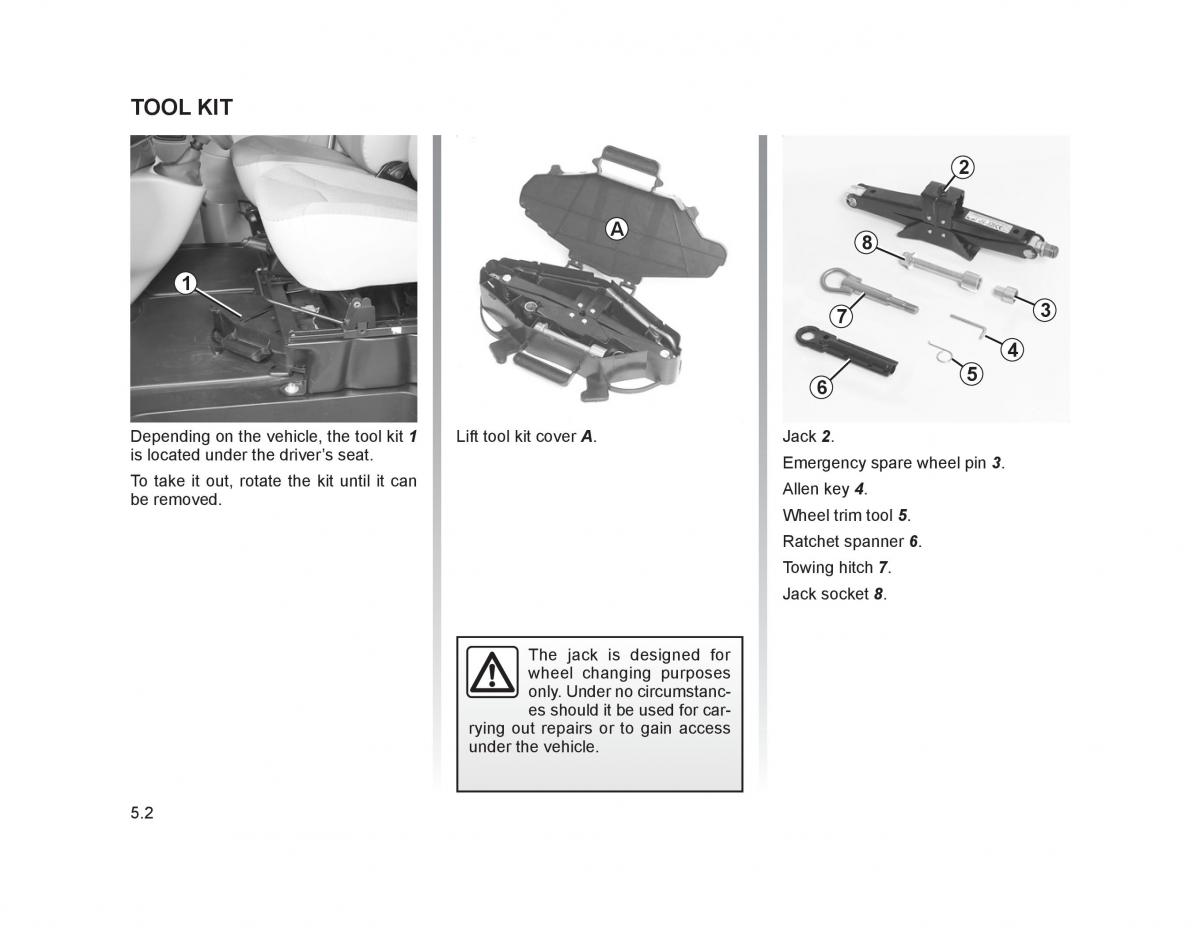 Renault Trafic II 2 owners manual / page 151