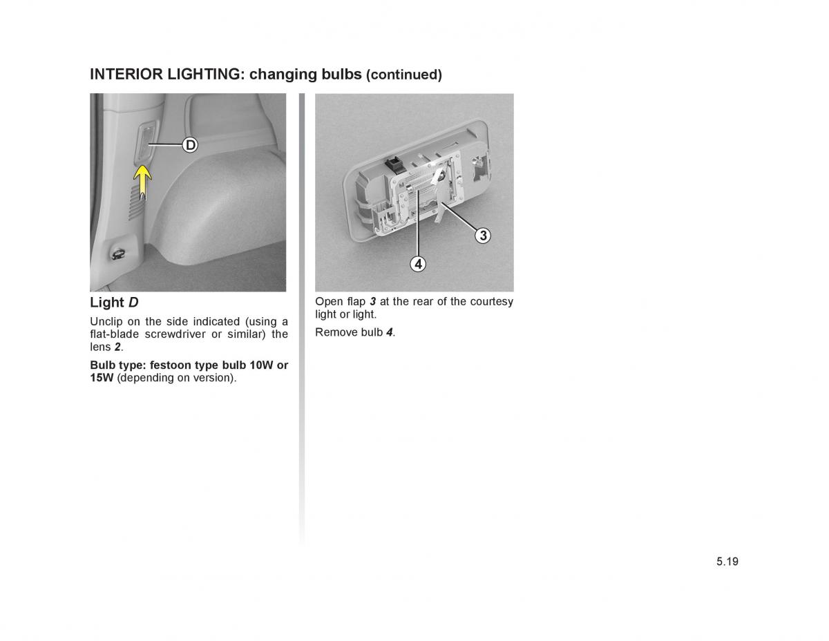 Renault Trafic II 2 owners manual / page 168