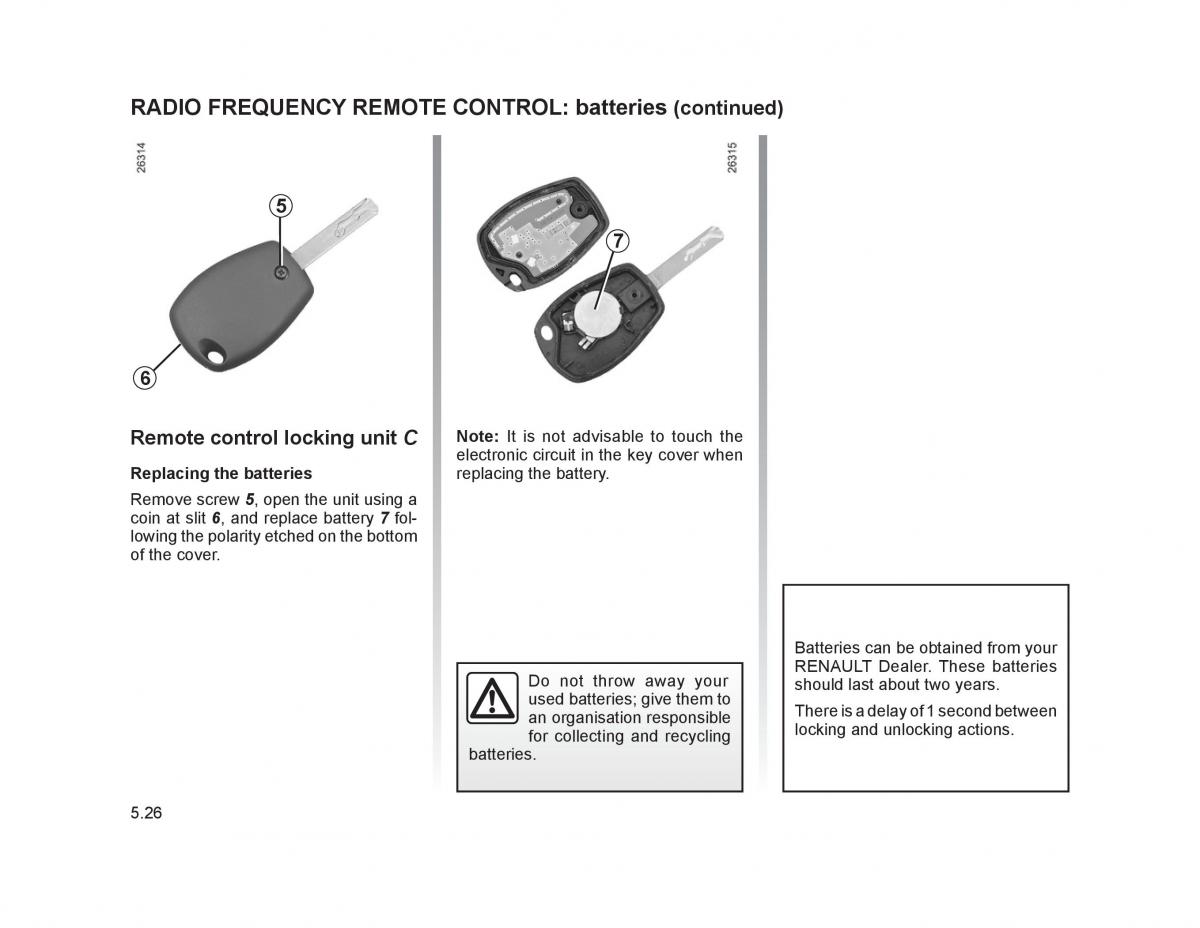 Renault Trafic II 2 owners manual / page 175