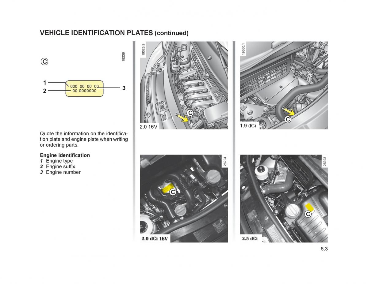 Renault Trafic II 2 owners manual / page 192