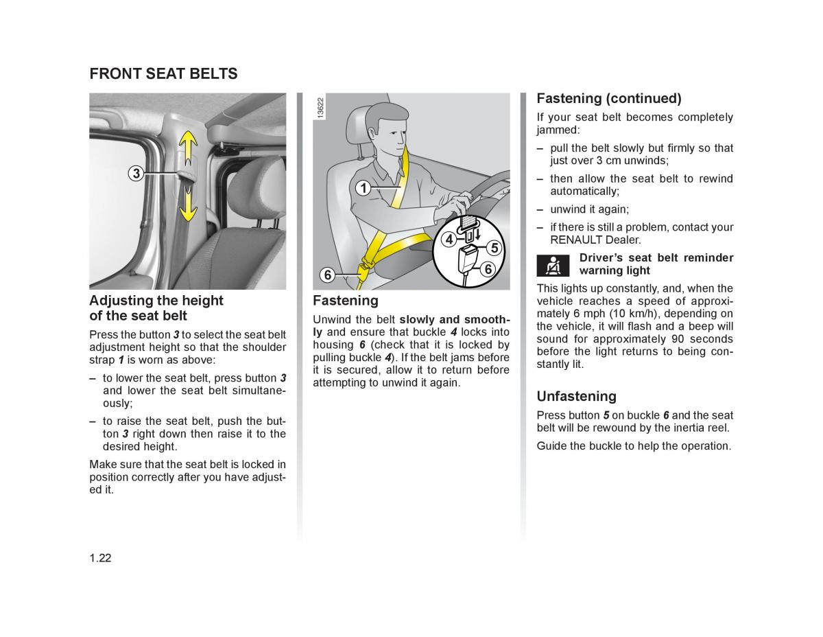 Renault Trafic II 2 owners manual / page 27