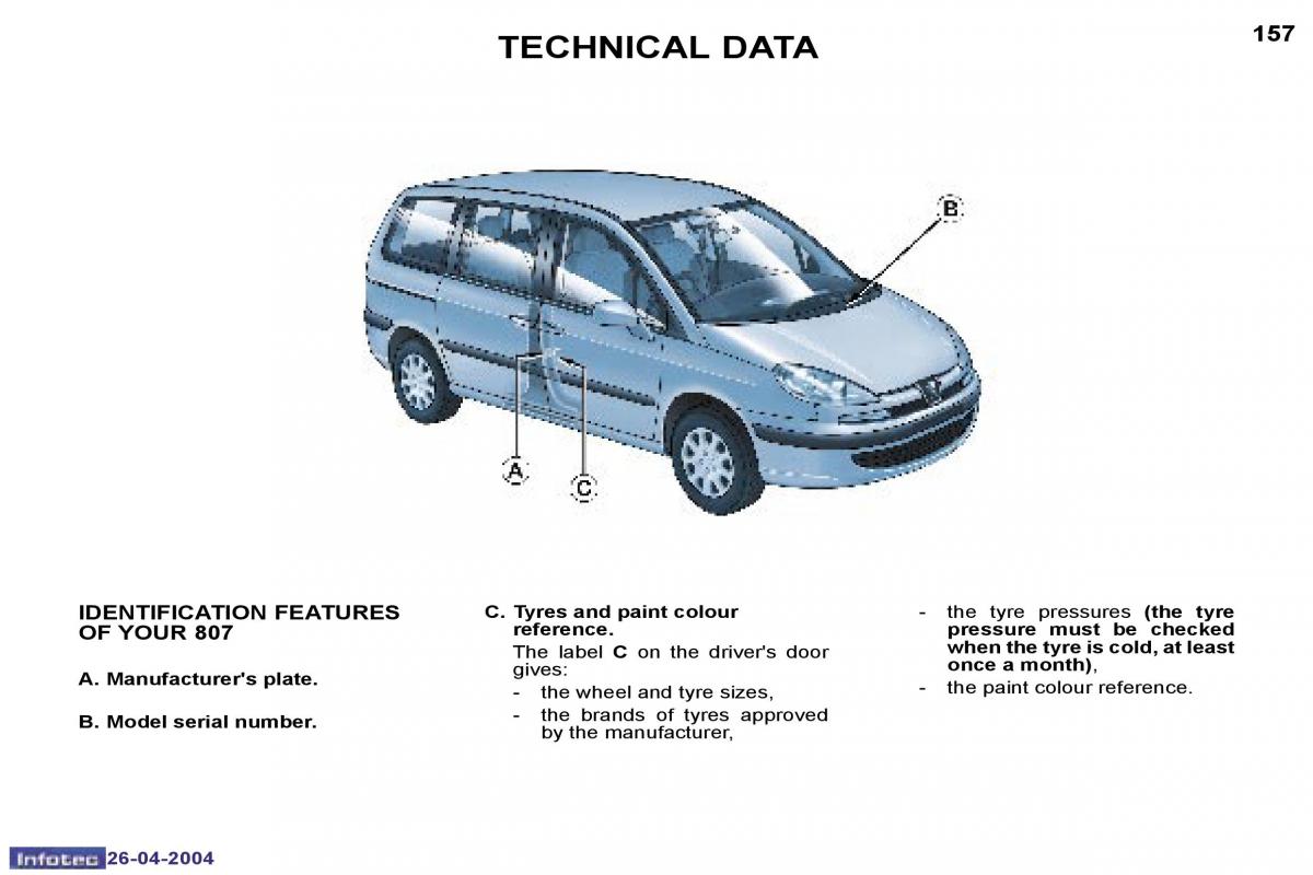 Peugeot 807 owners manual / page 44