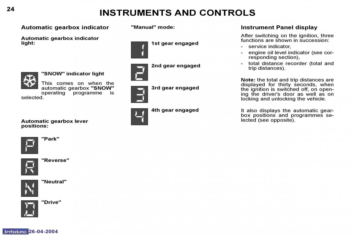 Peugeot 807 owners manual / page 49