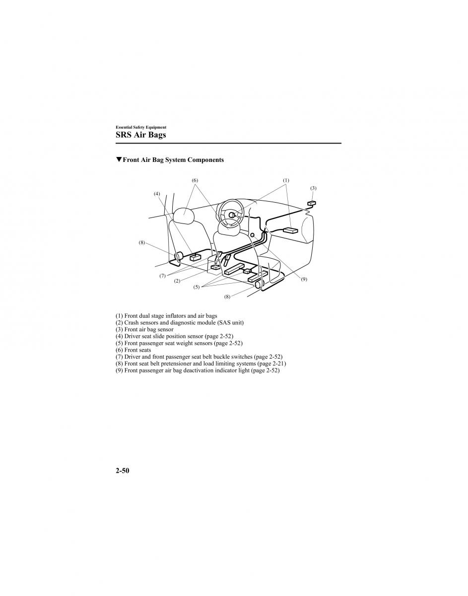 manual  Mazda 6 I 1 Atenza owners manual / page 64
