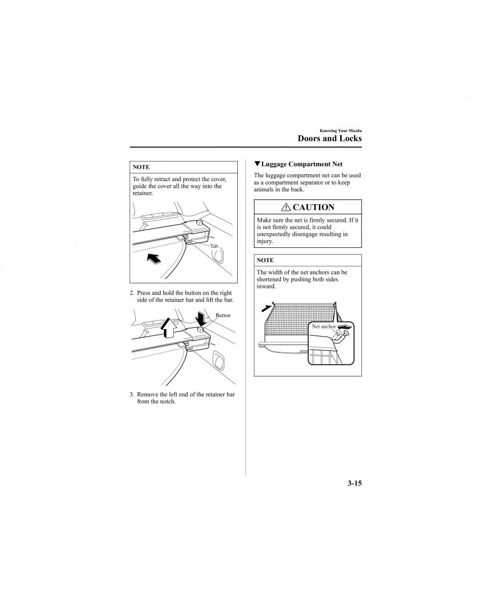 manual  Mazda 6 I 1 Atenza owners manual / page 91