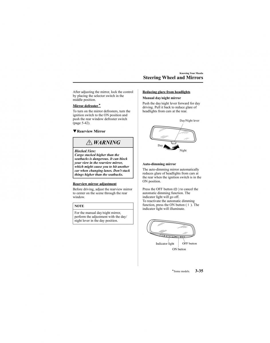 manual  Mazda 6 I 1 Atenza owners manual / page 111