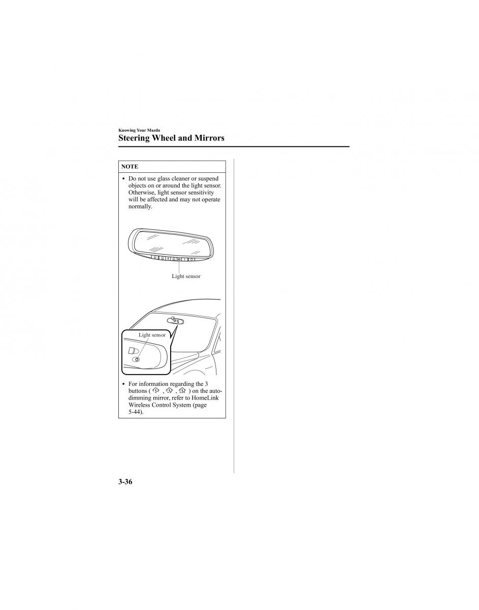 manual  Mazda 6 I 1 Atenza owners manual / page 112