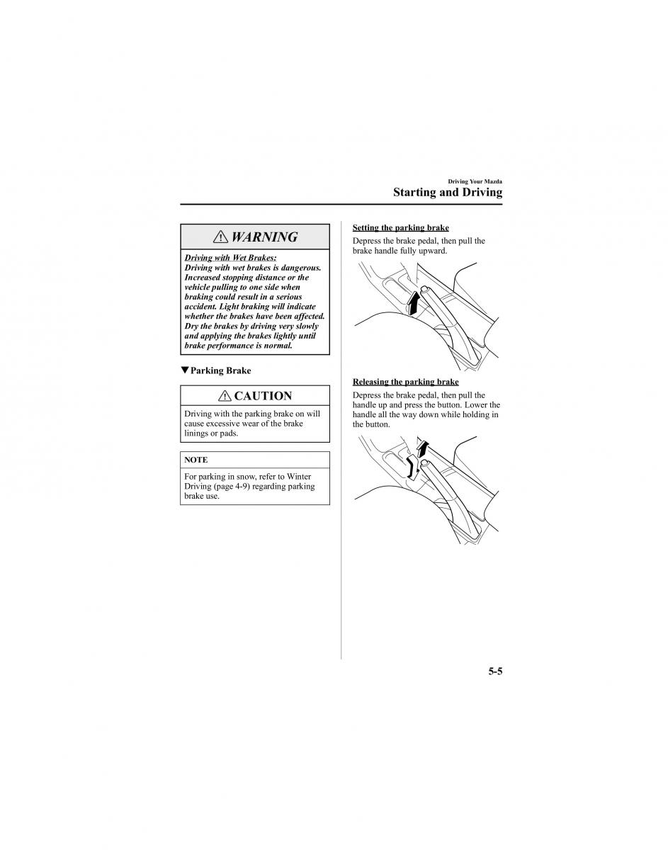 manual  Mazda 6 I 1 Atenza owners manual / page 129