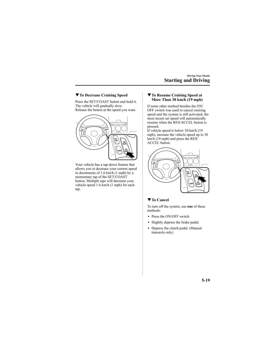 manual  Mazda 6 I 1 Atenza owners manual / page 143