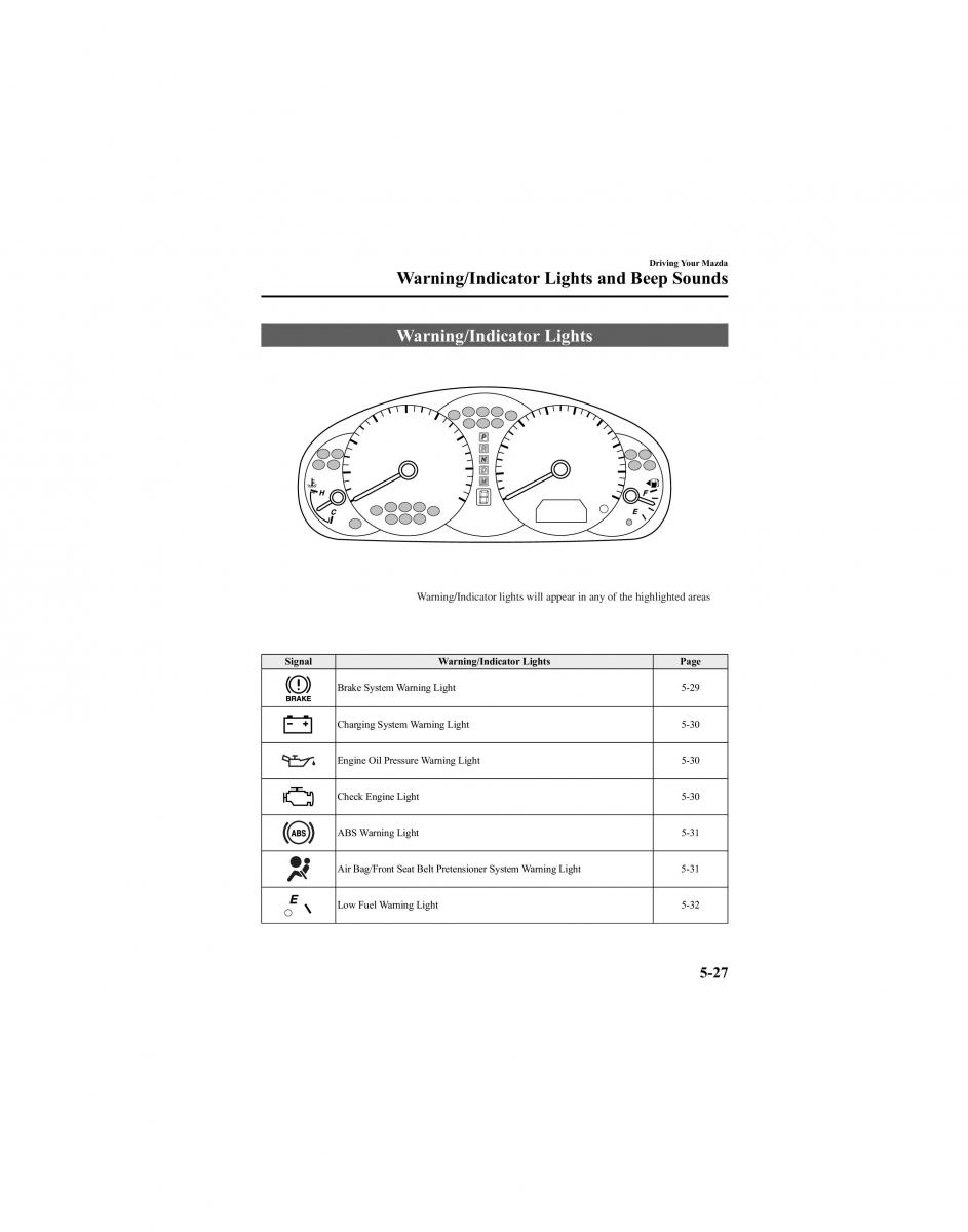 manual  Mazda 6 I 1 Atenza owners manual / page 151