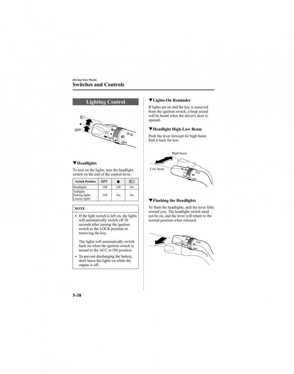 Mazda 6 I 1 Atenza owners manual / page 162