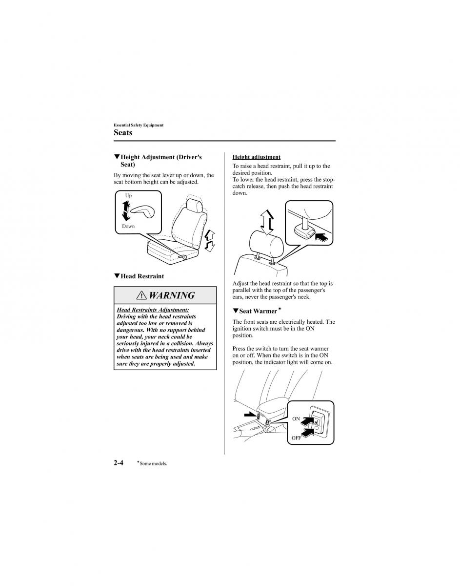 Mazda 6 I 1 Atenza owners manual / page 18