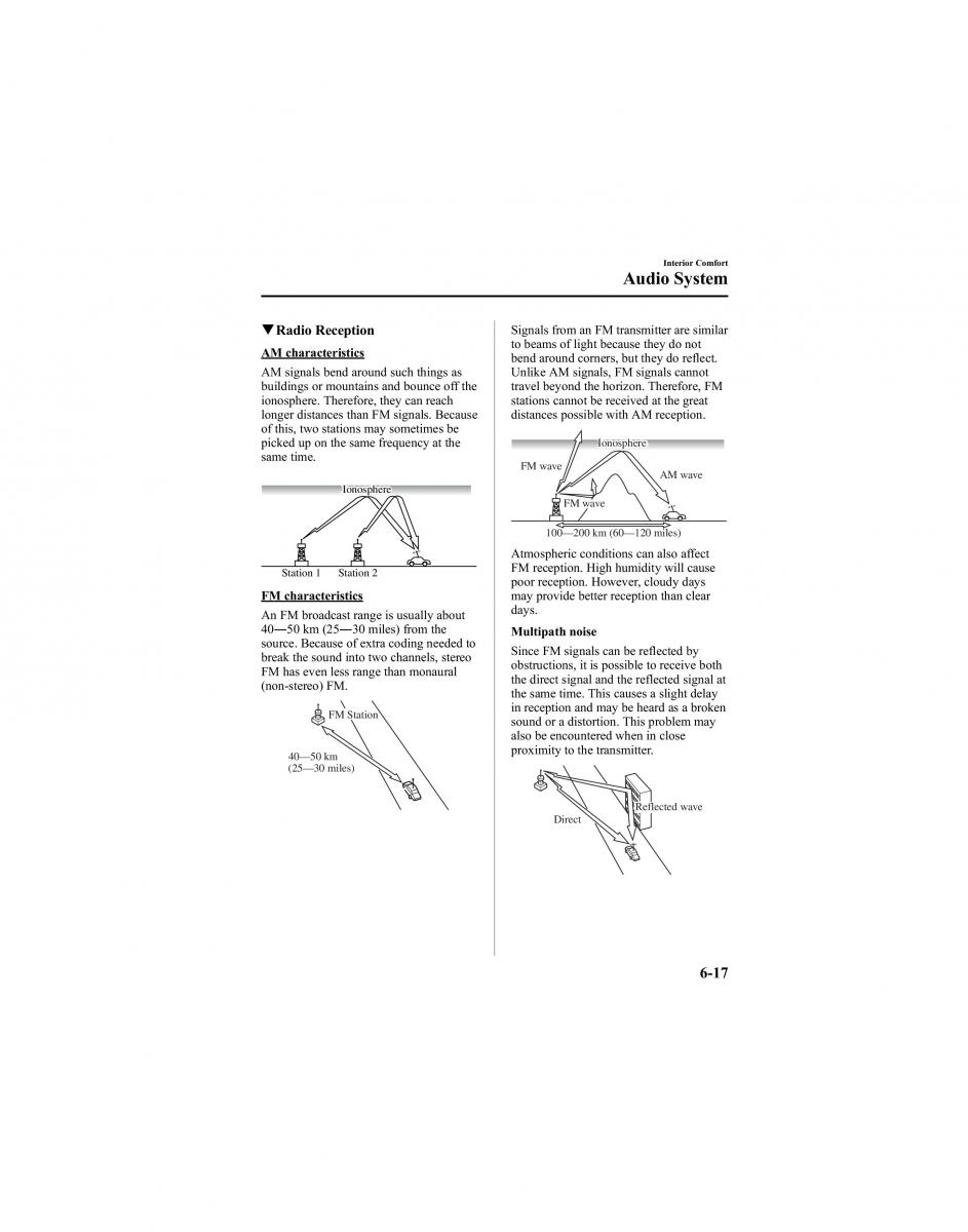 manual  Mazda 6 I 1 Atenza owners manual / page 189