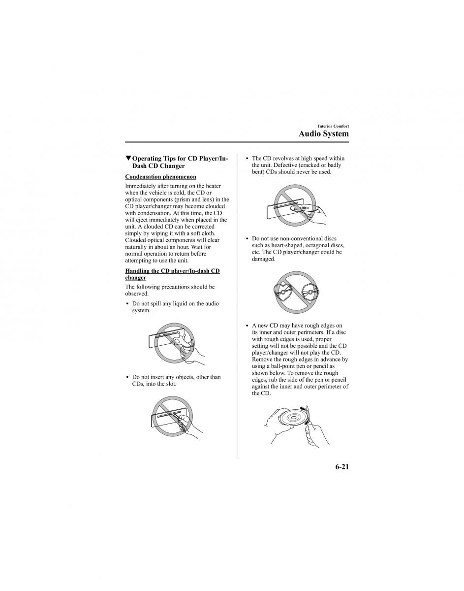 manual  Mazda 6 I 1 Atenza owners manual / page 193