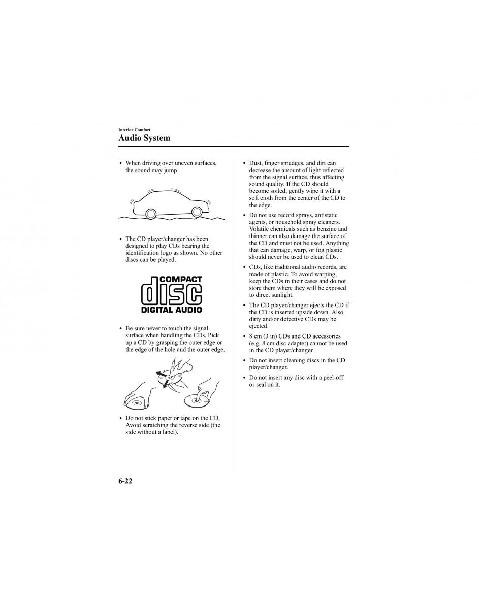 manual  Mazda 6 I 1 Atenza owners manual / page 194